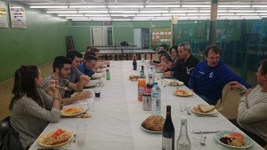 saison 2015-16_rencontre amicale a Mortain - repas